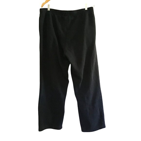 PUMA- MENS BLACK ELASTIC WAIST STRAIGHT LEG JOGGER'S SWEATPANTS SIZE LARGE - Picture 2 of 6